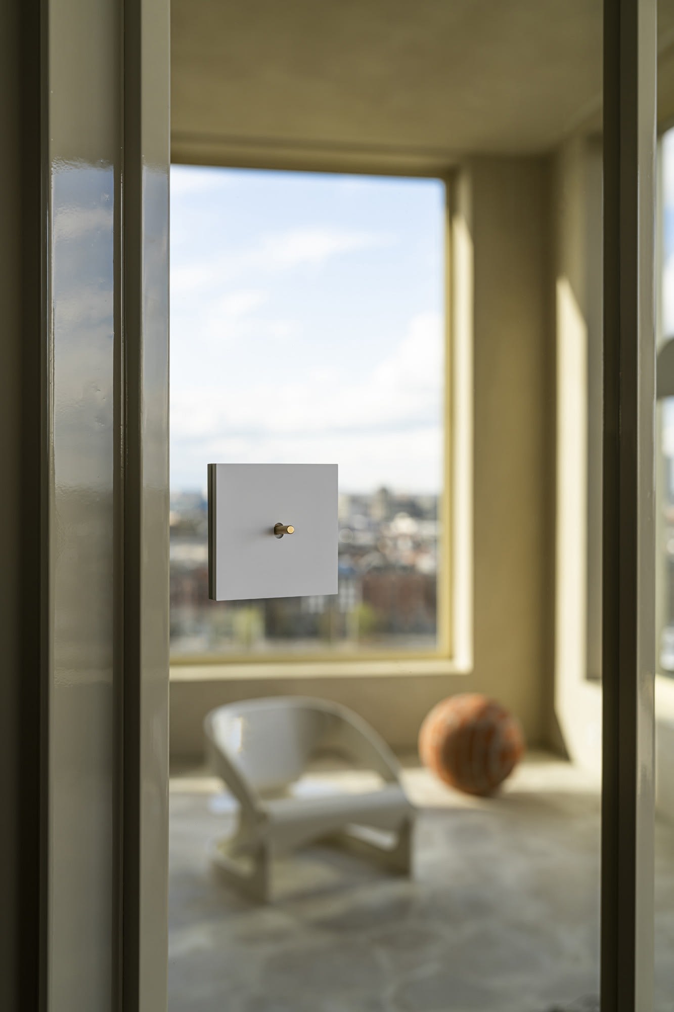 MODELEC - Mécanisme levier droit volet roulant va et vient noir pour collection Désir