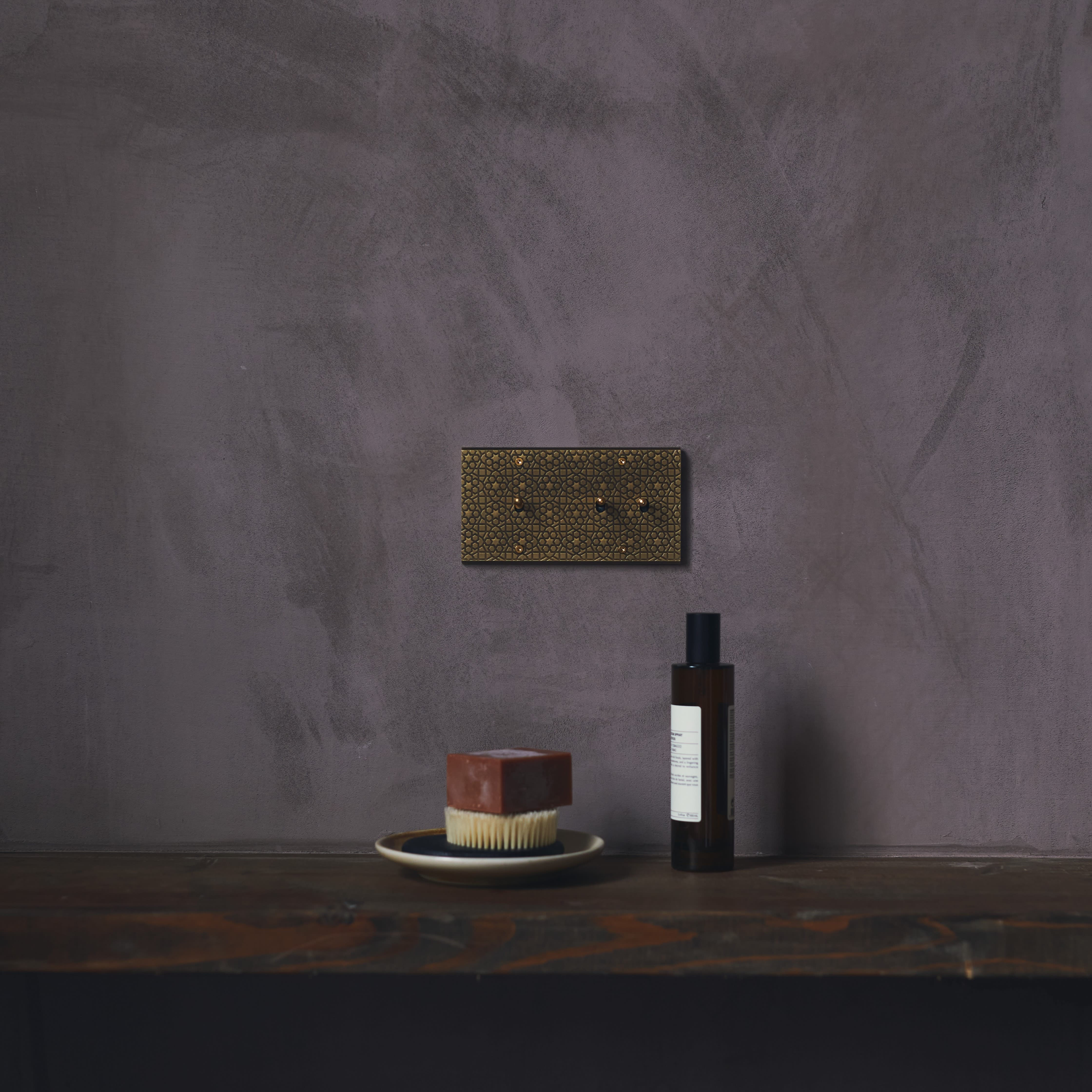 MODELEC - Façade Fascination Laiton Atlas Triple Horizontale PC Pc U1 Vis