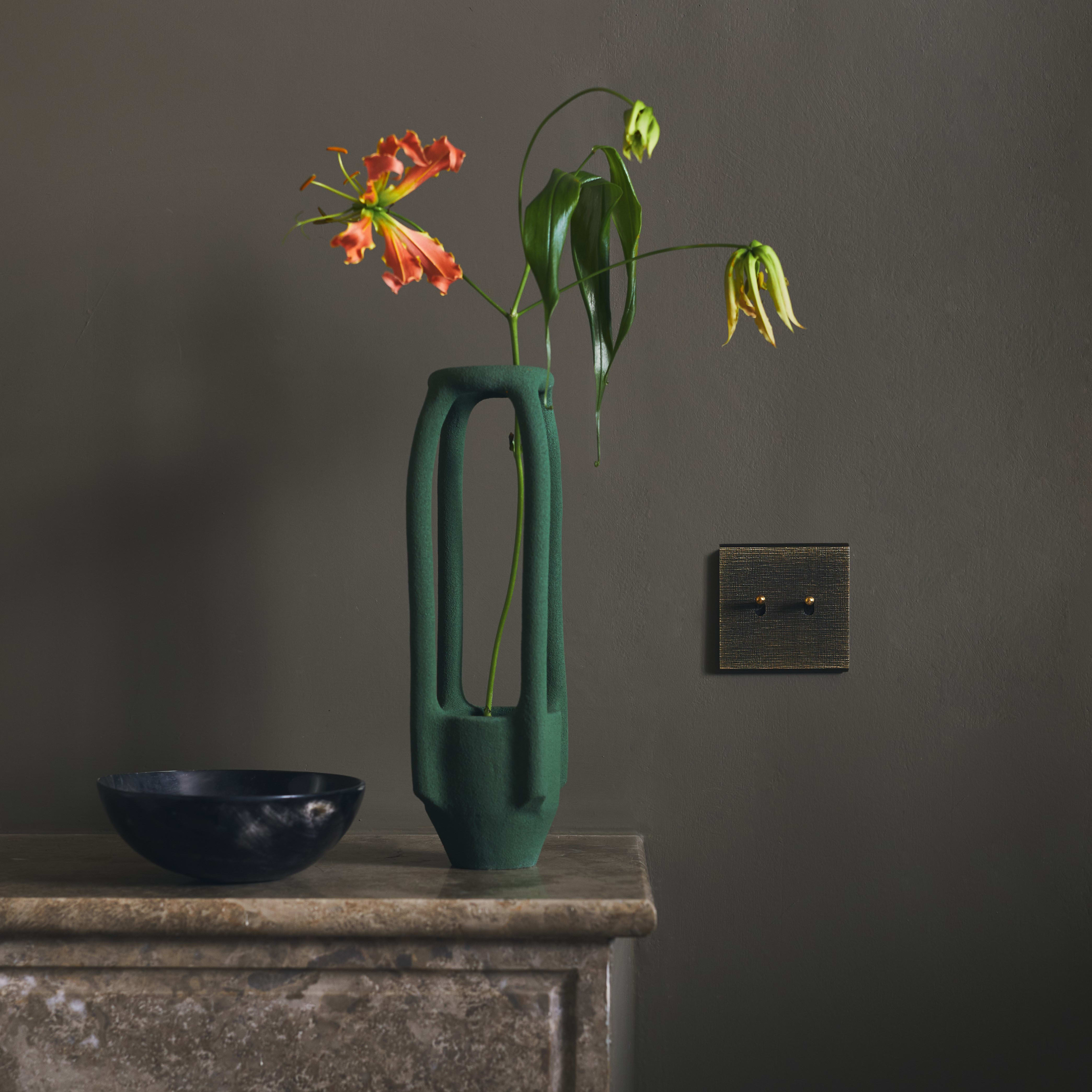 MODELEC - Façade Fascination Laiton Coslan Triple Horizontale PCK Pck C1 Vis