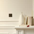 MODELEC - Façade Fascination Laiton Fauve Triple Verticale PCK U1 C1 Vis