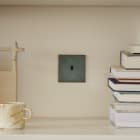 MODELEC - Façade Fascination Laiton Jade Triple Verticale PCK U1 C3 Vis