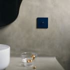 MODELEC - Façade Fascination Laiton Ombre Simple 1 Push+Led Hori