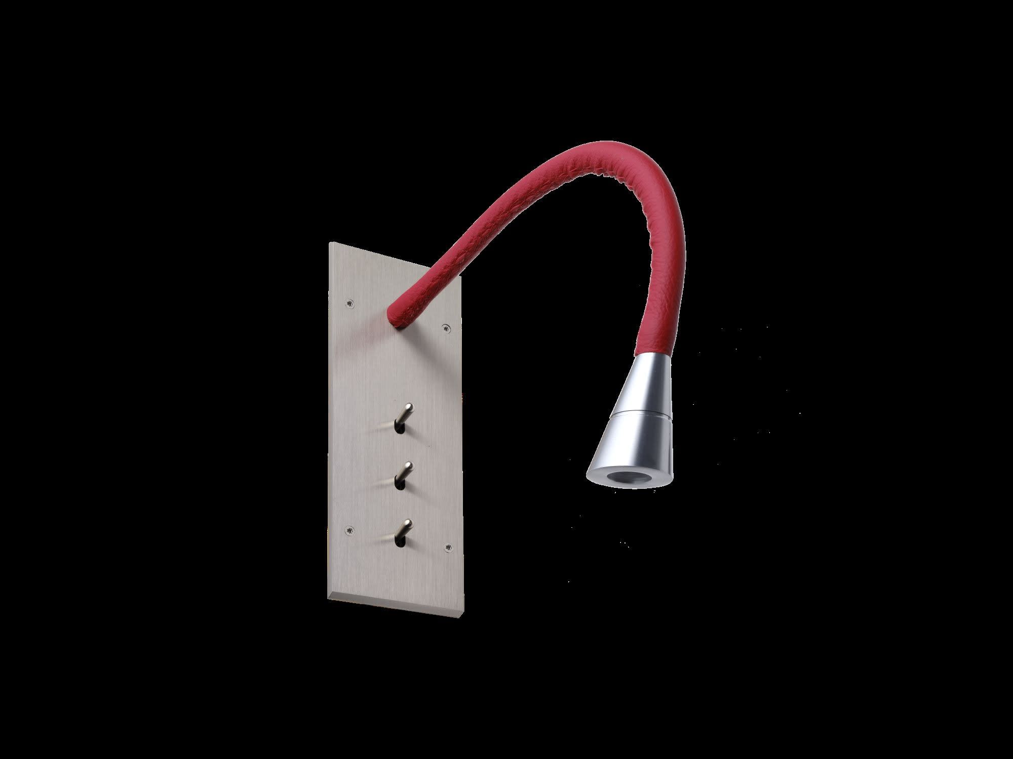 MODELEC - Gainage Cuir Rouge Pour Liseuses Confidence à Flexible 30Cm