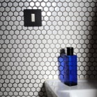 MODELEC - Façade "M" Noir Mat Simple Balise de sol magnétique