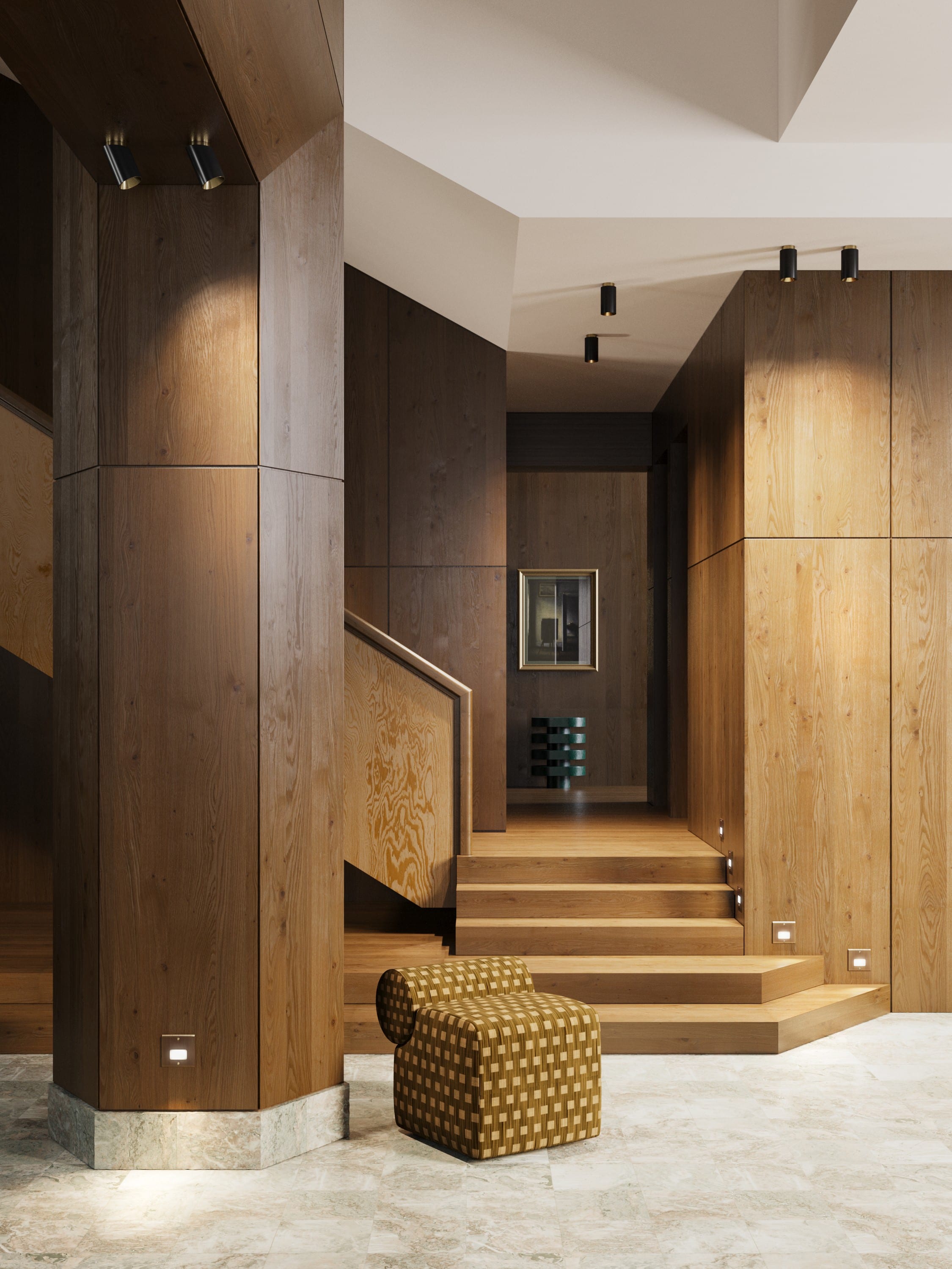 MODELEC - Façade Confidence Laiton Or Miroir Simple Balise de sol à Vis