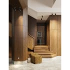 MODELEC - Façade Confidence Laiton Or Miroir Simple Balise de sol à Vis