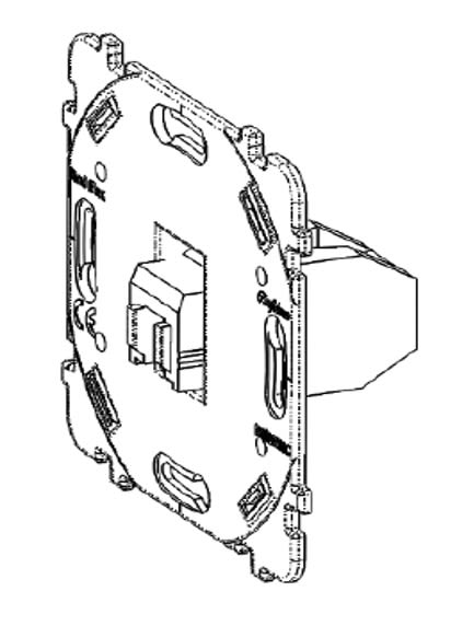 MODELEC - Mécanisme Rj45 Blinde + Hdmi Noir Pour Collection Confidence