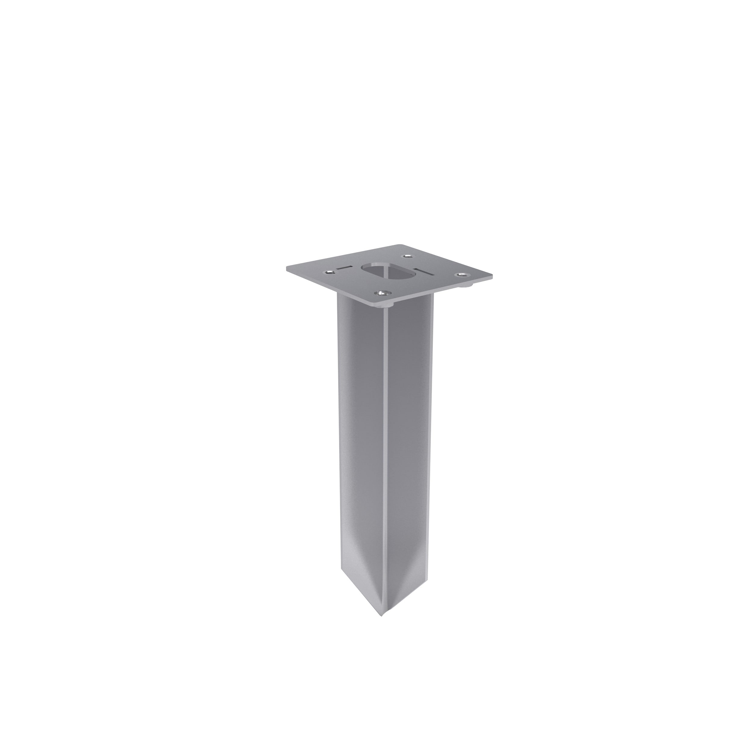 MODELEC - Piquet pelouse pour borne de jardin BOJA BUBOX : 230x85x85mm et embase 80x80mm