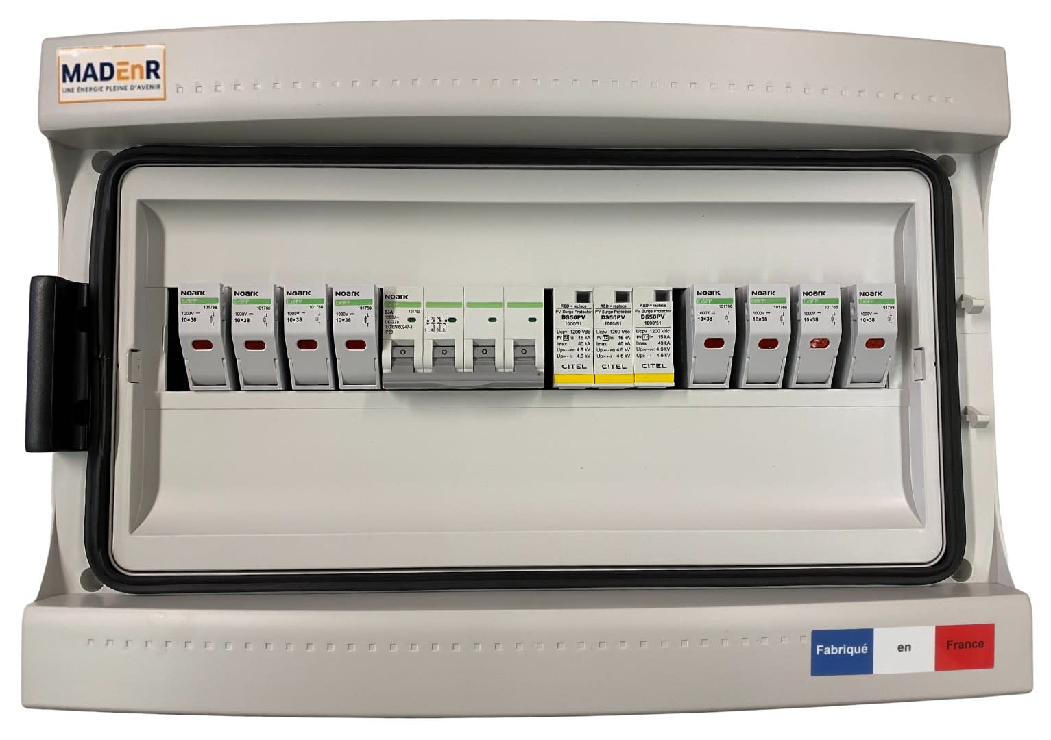 Madenr - Coffret PV 1000V 1MPPT de 4 Strings 1 intersectionneur avec parafoudre