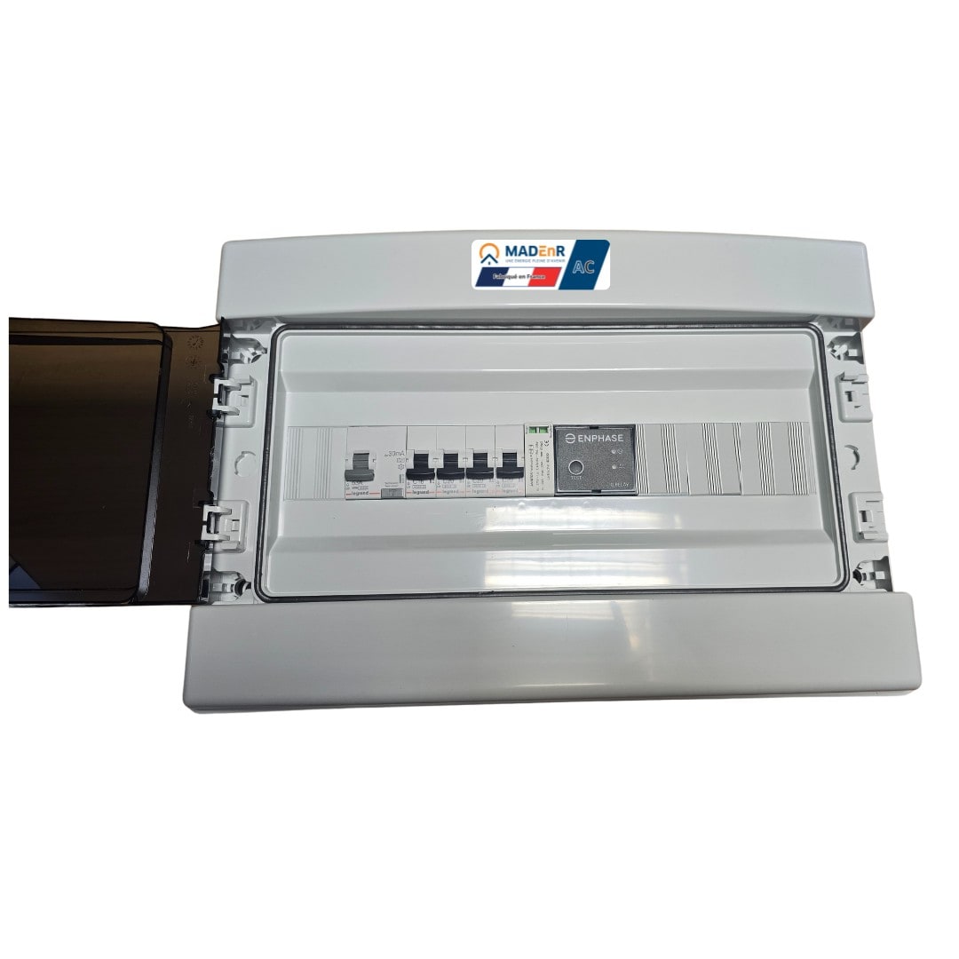 Madenr - Coffret AC Mono micro ond Enphase 3-6kW (2xC20) 1QR inclus C2/C20 LG 30mA