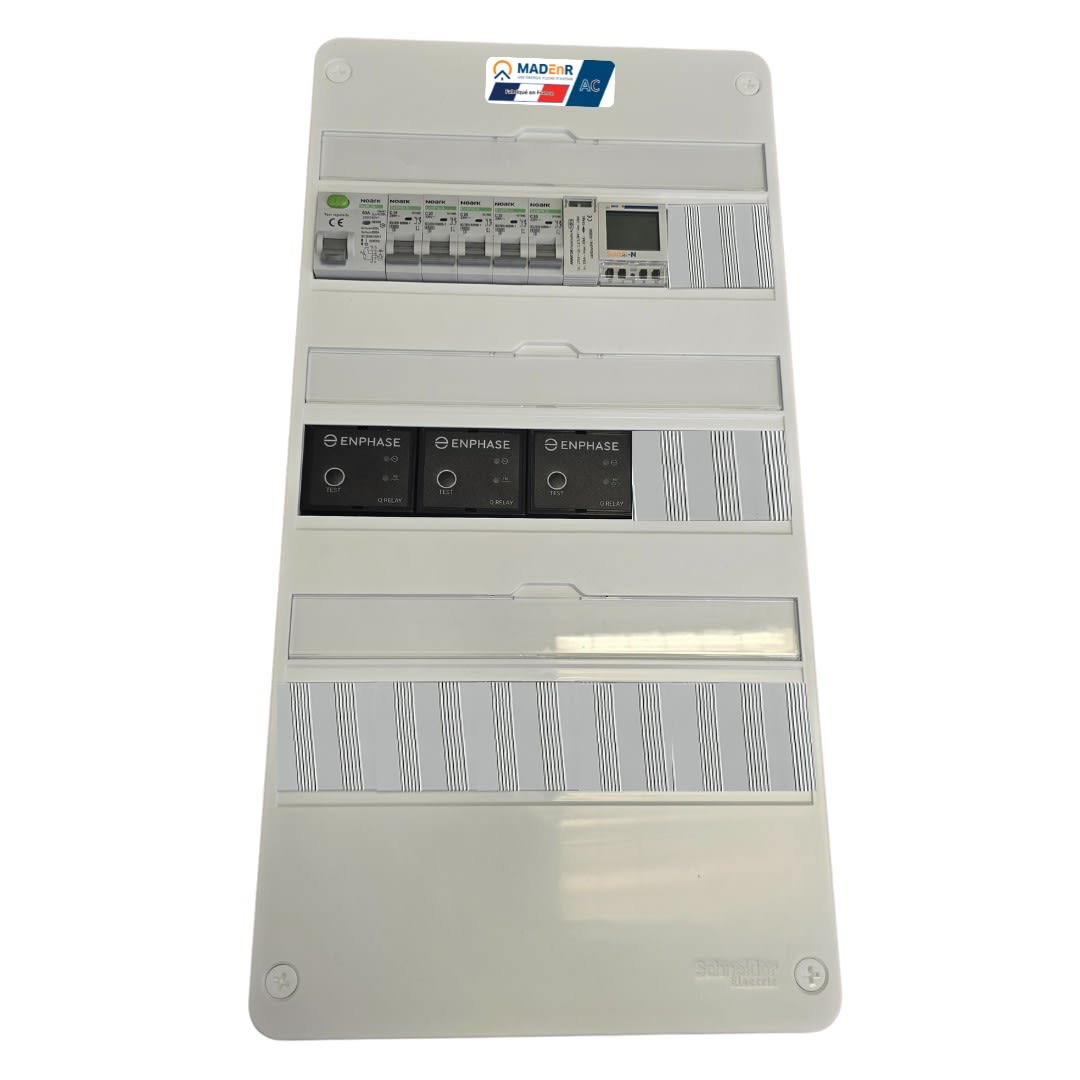 Madenr - Coffret GTL AC Mono micro ond Enphase 9kW (3xC20) 3QR inclus C2/C20 SunO-N 30mA