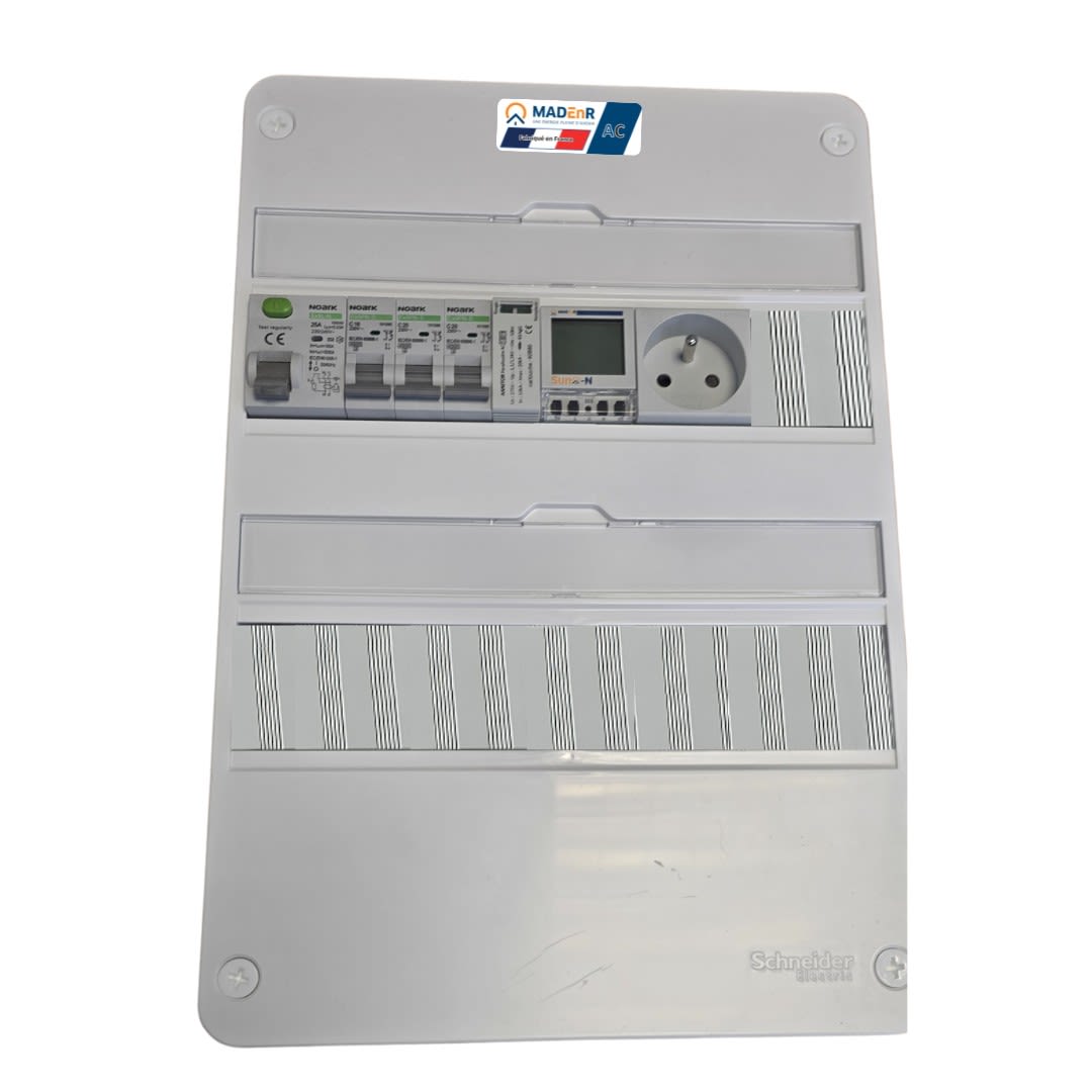 Madenr - Coffret GTL AC Mono micro onduleur autre Enphase 3kW (C20) Prise SunO-N 30mA
