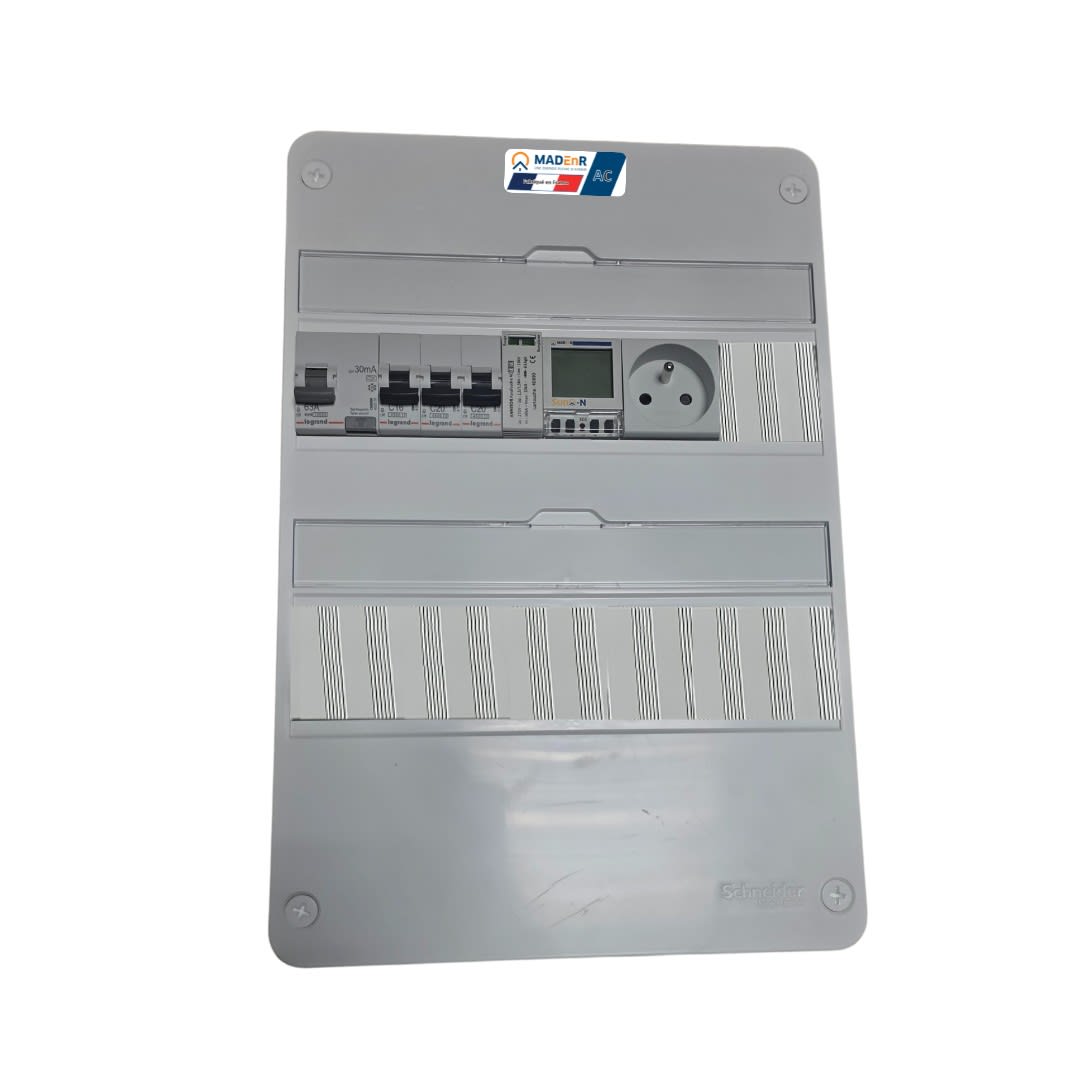Madenr - Coffret GTL AC Mono micro onduleur autre Enphase 3kW (C20) Prise SunO-N LG 30mA