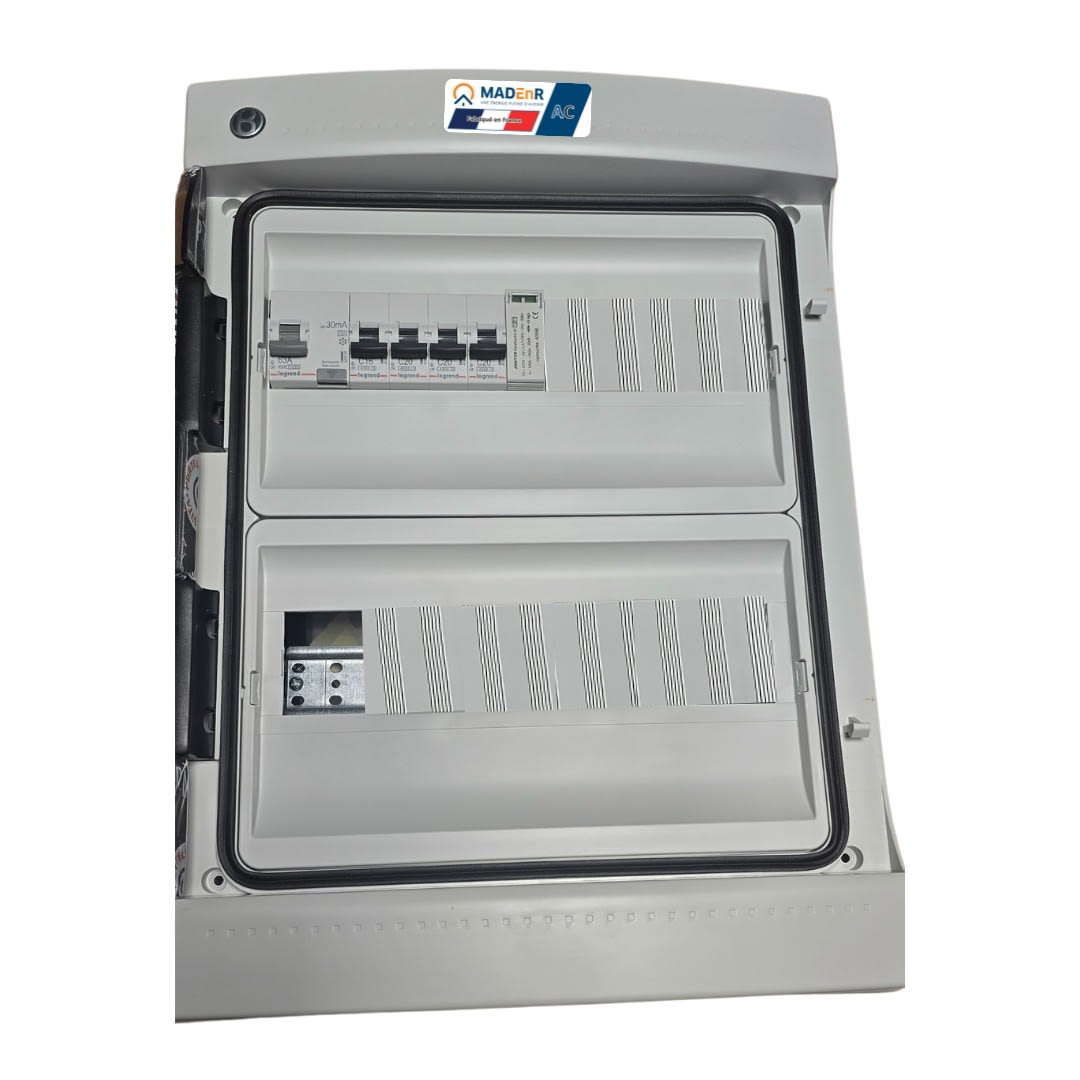 Madenr - Coffret AC Mono micro onduleur autre Enph 6kW (2xC20) Prise place ECU-C LG 30mA
