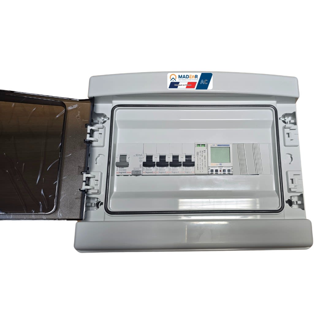 Madenr - Coffret AC Mono micro onduleur autre Enphase 6kW (2xC20) Prise SunO-N LG 30mA