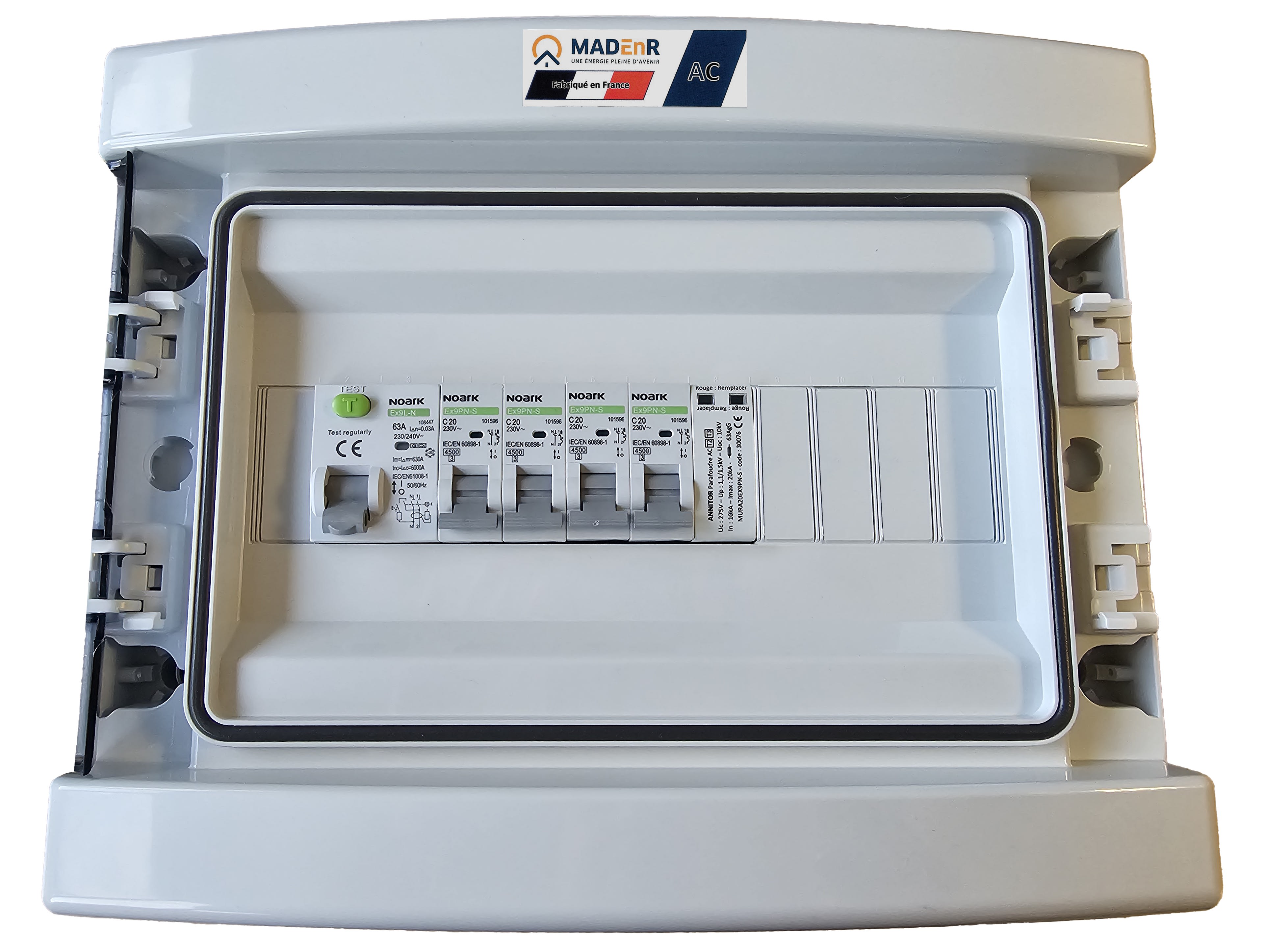 Madenr - Coffret AC Mono micro onduleur autre Enphase 9kW (3xC20) 30mA