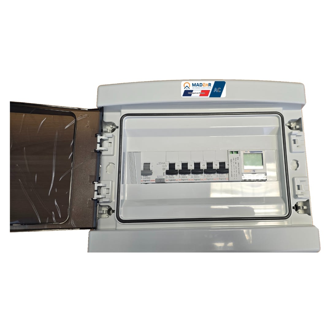 Madenr - Coffret AC Mono micro onduleur autre Enphase 9kW (3xC20) Prise SunO-N LG 30mA