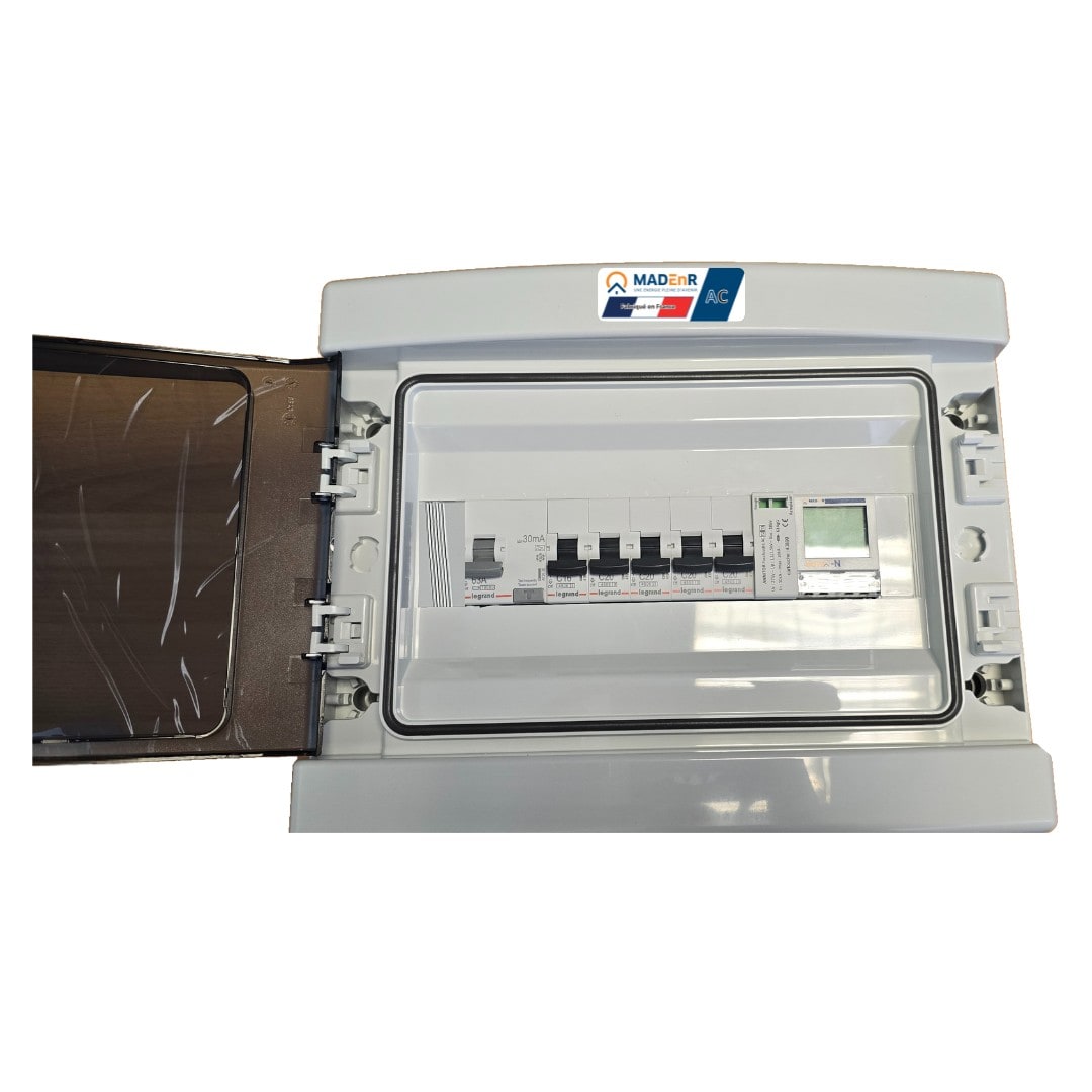 Madenr - Coffret AC Mono micro onduleur autre Enphase 9kW (3xC20) Prise SunO-N LG 30mA