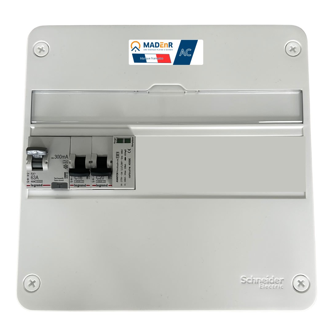 Madenr - Coffret GTL AC monophasé 3kW 1 onduleur (C16) 300mA LG