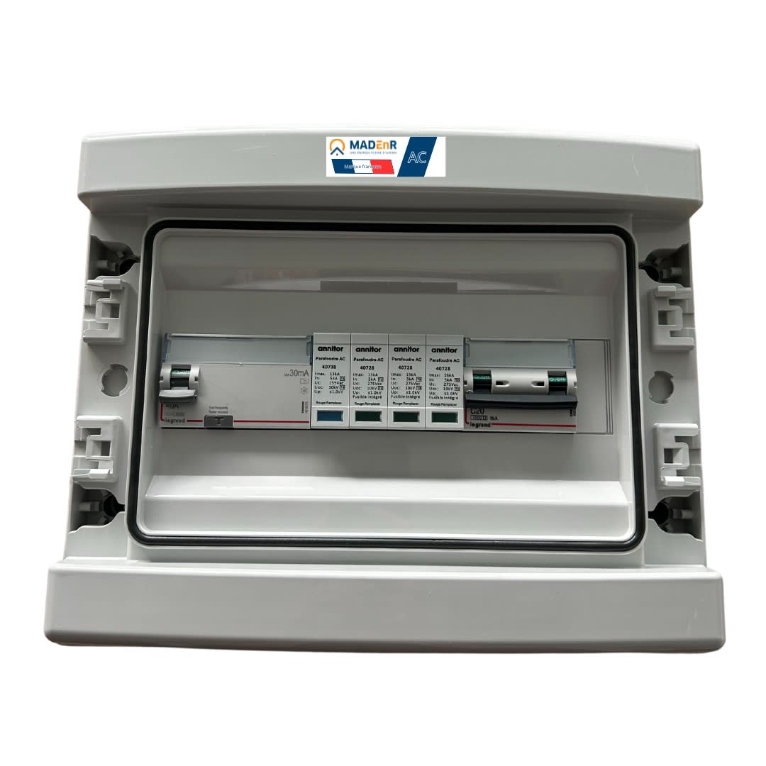 Madenr - Coffret AC Tri micro onduleur autre Enphase 9kW (C20) LG 30mA