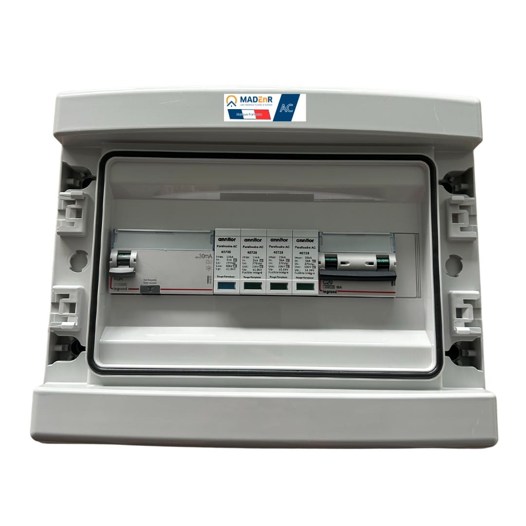Madenr - Coffret AC Tri micro onduleur autre Enphase 9kW (C20) LG 30mA