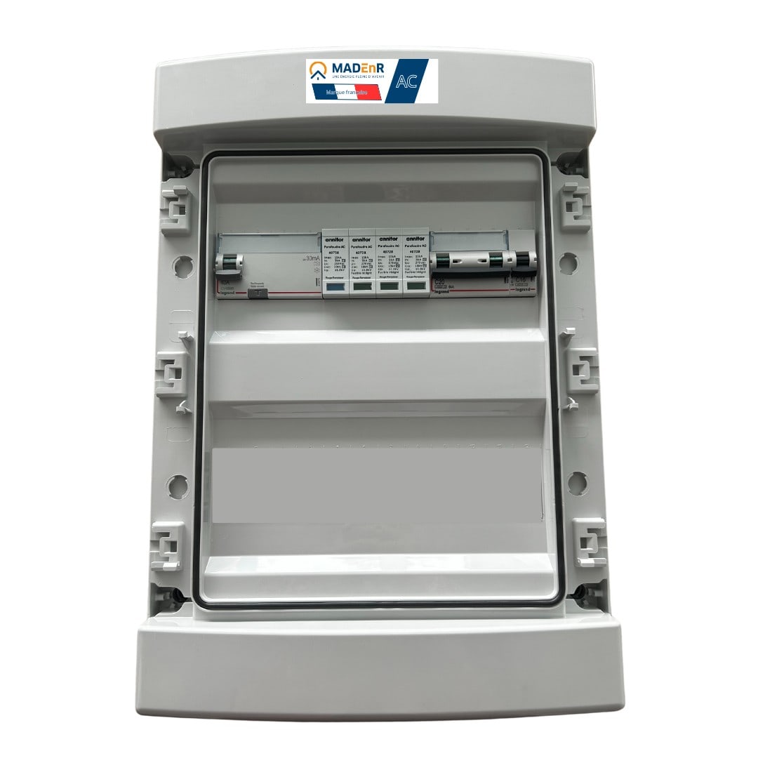 Madenr - Coffret AC Tri micro onduleur autre Enphase 9kW (C20) Prise place ECU-C LG 30mA