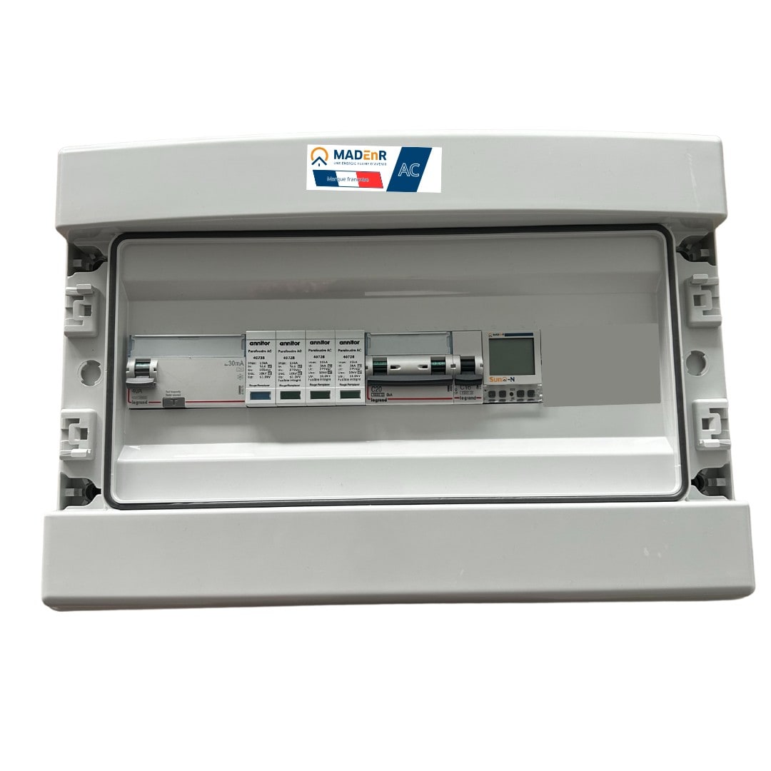 Madenr - Coffret AC Tri micro onduleur autre Enphase 9kW (C20) Prise SunO-N LG 30mA