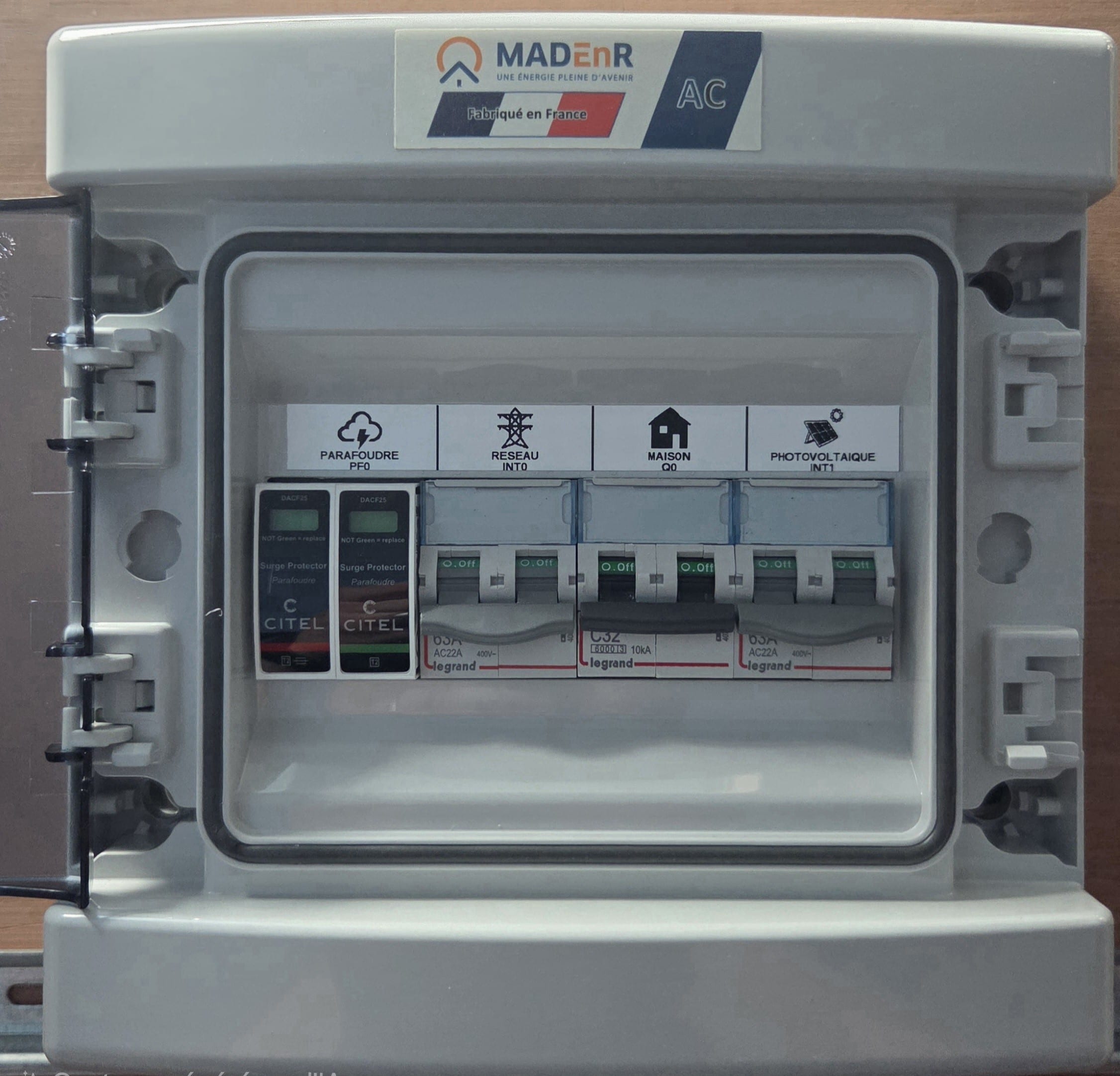 Madenr - Coffret jonction-limitation IP65 abon. 12kVA pas d'extension possible