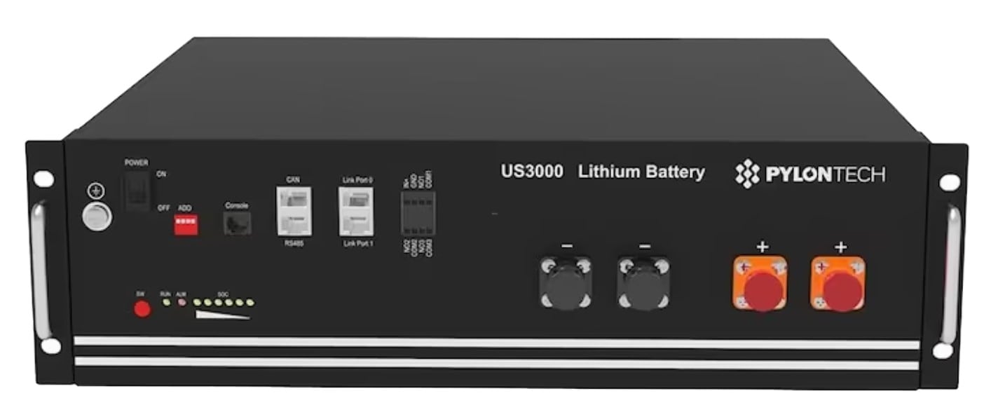 Madenr - Batterie Pylontech US3000C 3,55kWh 37A 48V DC