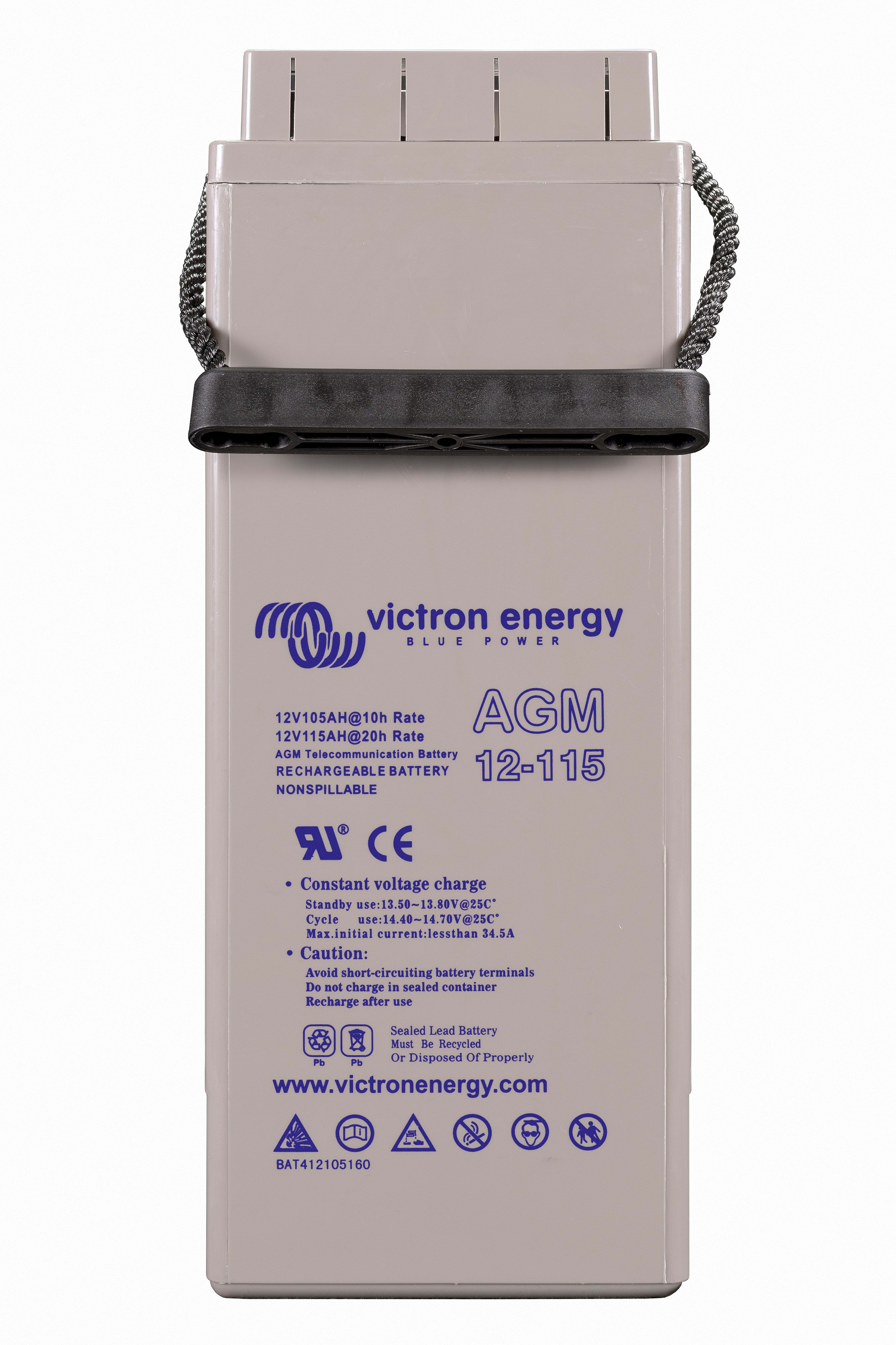Madenr - Batterie 12V/115Ah AGM Telecomm (M8) (Absorbent Glass Mat)