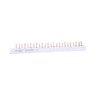 Madenr - Busbar M12, 2 phase, 63 A, 10mm², 12 circuits pour Ex9B40J, embouts inclus