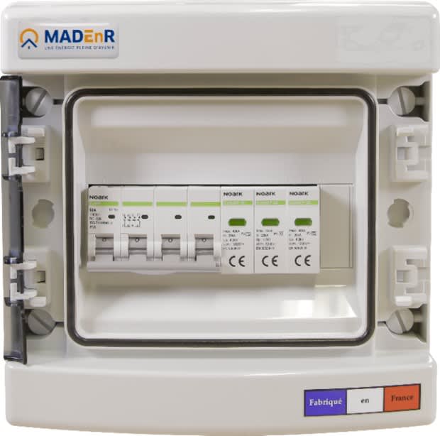 Madenr - Coffret PV 1000VDC 1MPPT 2 Strings 1 intersectionneur avec parafoudre