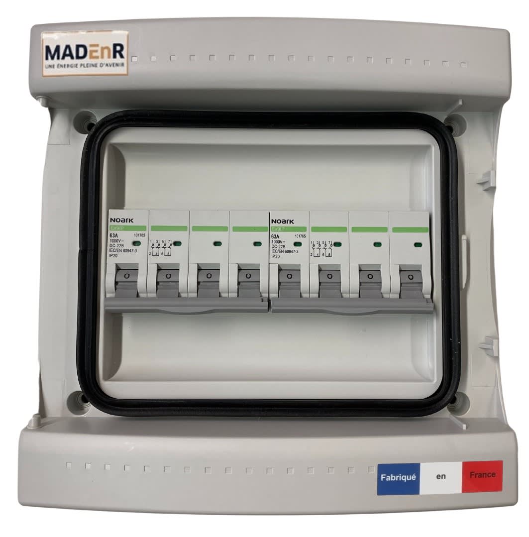 Madenr - Coffret PV 1000VDC 2MPPT 1 String 2 intersectionneurs sans parafoudre