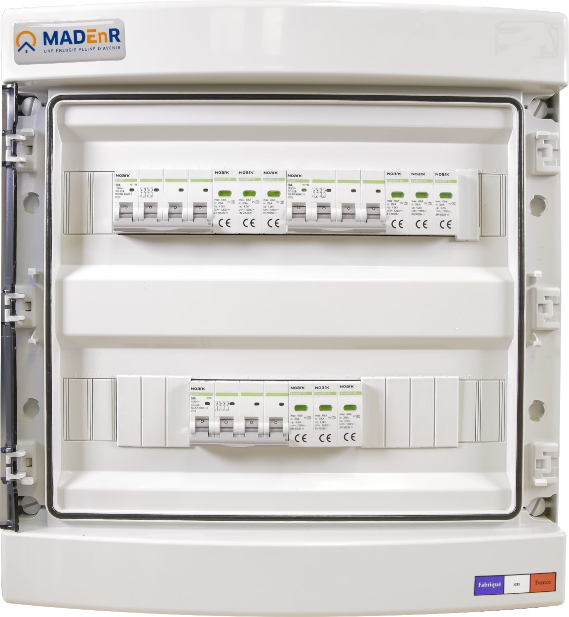 Madenr - Coffret PV 1000VDC 3MPPT 2 Strings 3 intersectionneurs avec parafoudre