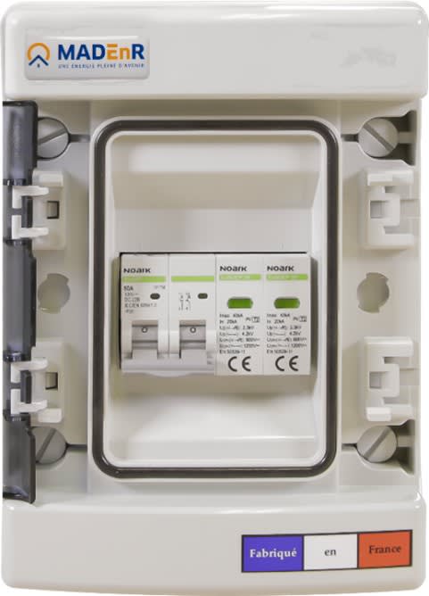 Madenr - Coffret PV 600VDC 1MPPT 1 String 1 intersectionneur avec parafoudre