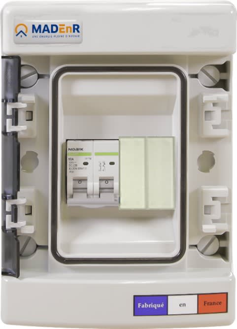 Madenr - Coffret PV 600VDC 1MPPT 2 Strings 1 intersectionneur sans parafoudre