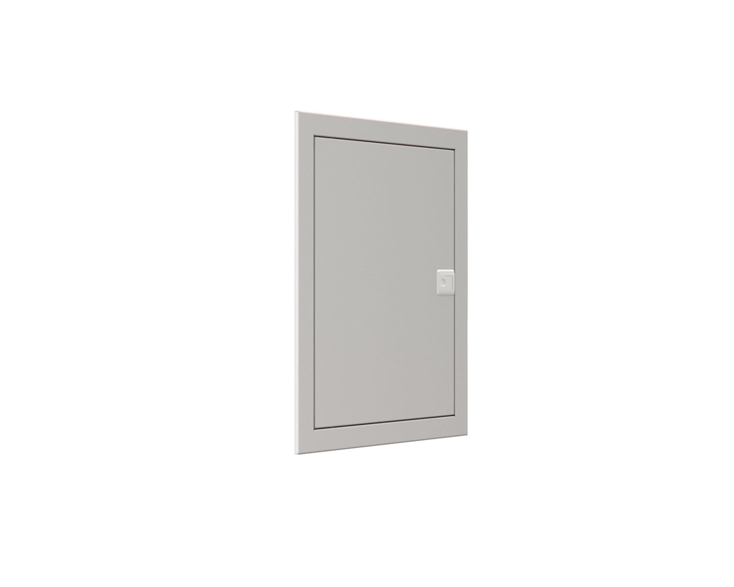 Madenr - Porte blanche métallique DR PMF pour coffret plastique PMF 36 modules (3x12)