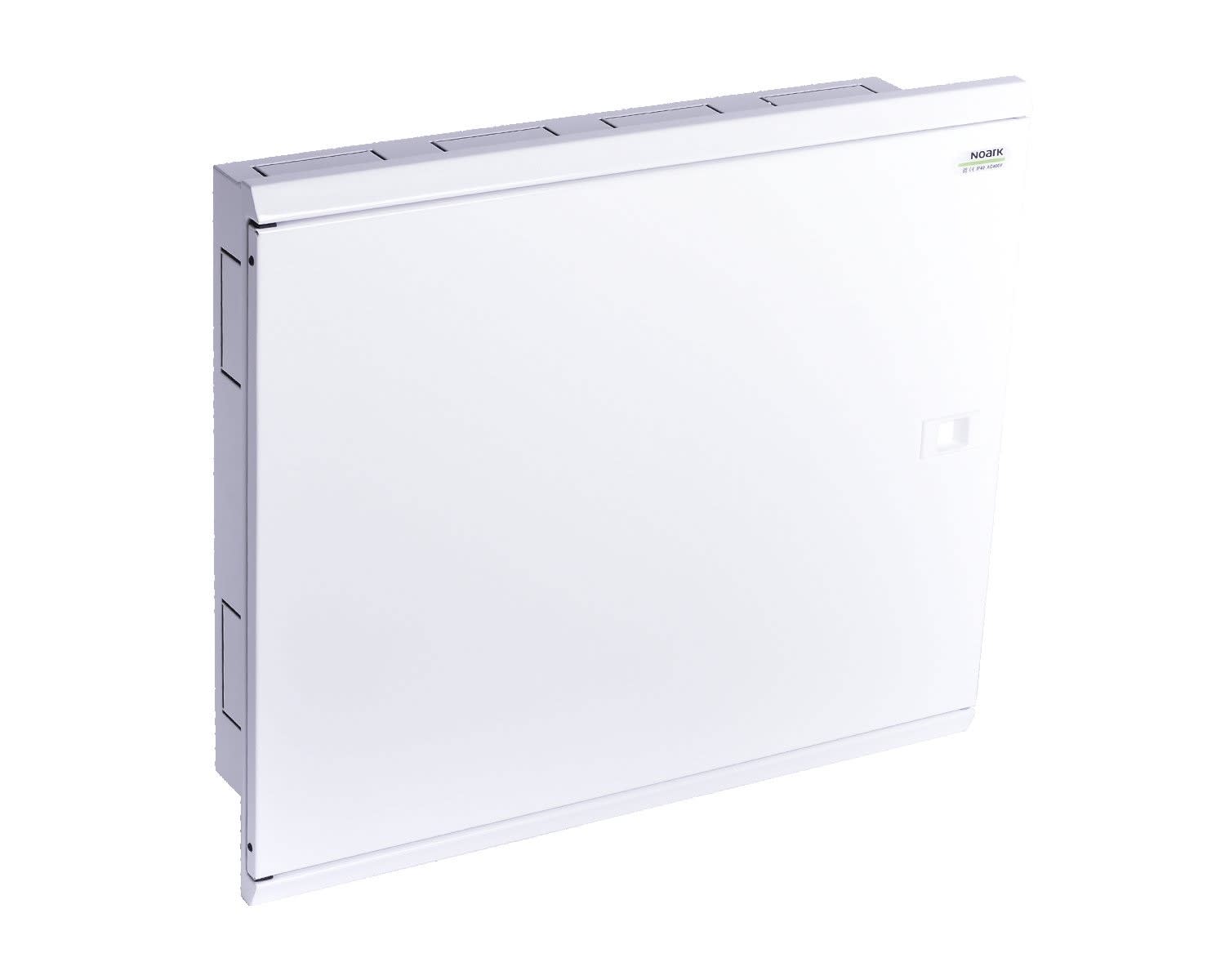Madenr - Coffret métal encastrable EMFF, 132 modules 4 rangées (4x33) porte acier blanche