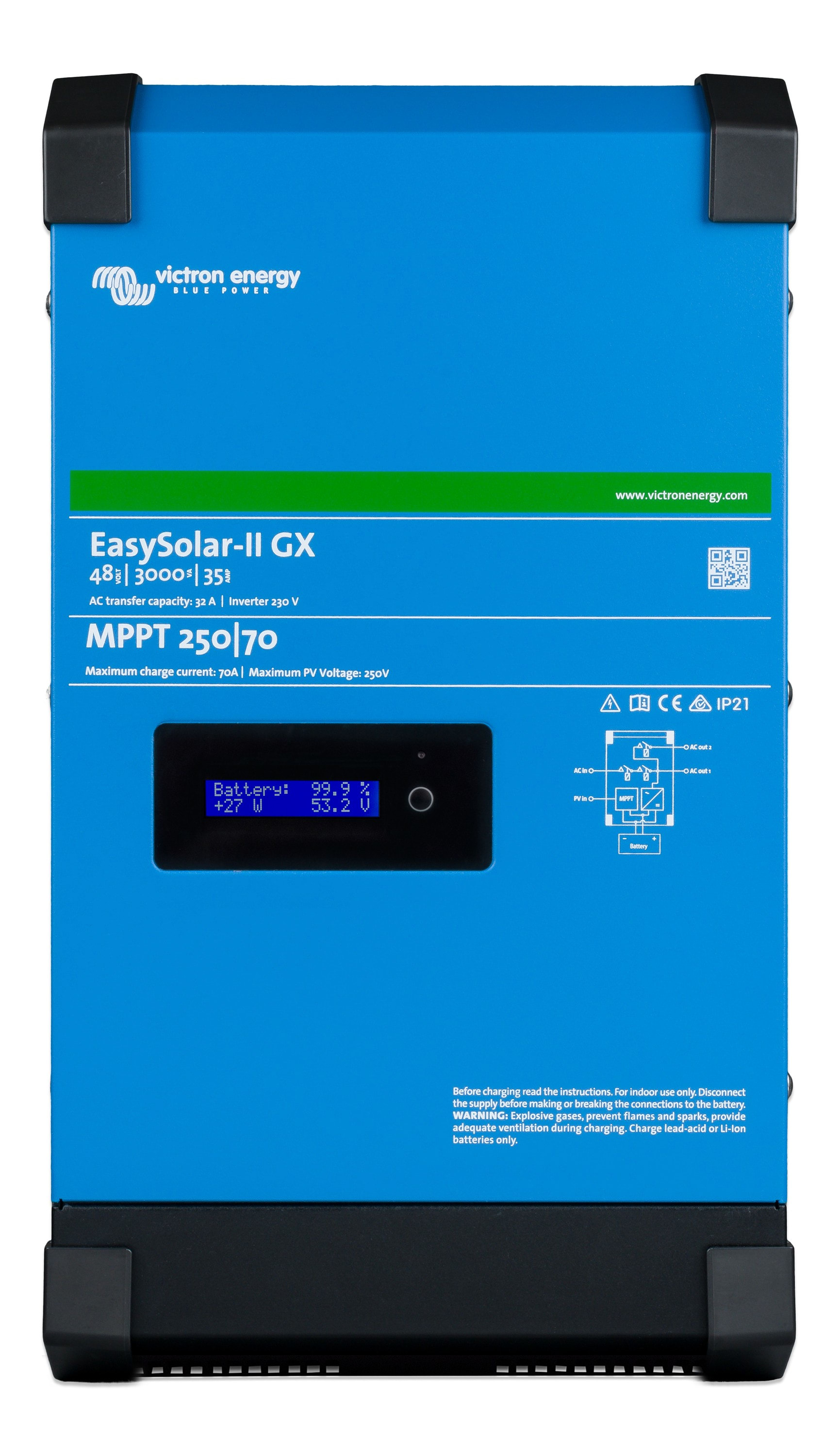 Madenr - EasySolar-II 48/3000/35-32 MPPT 250/70 GX