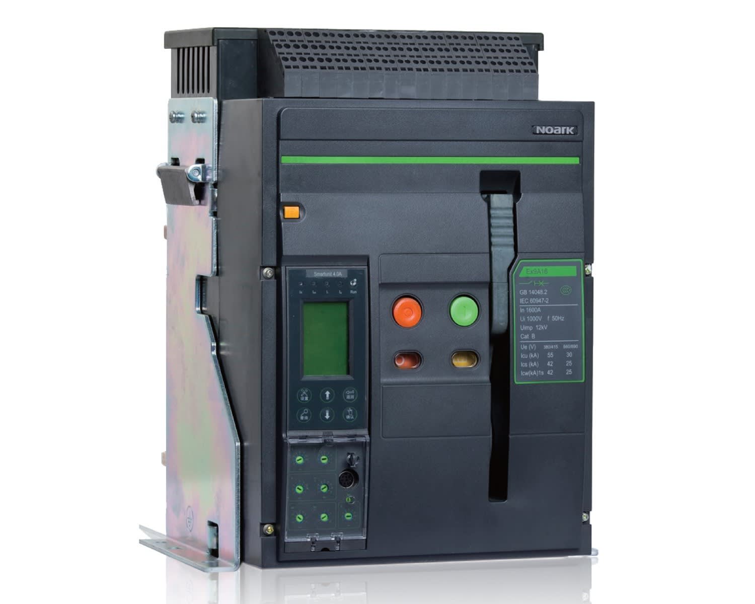 Madenr - Disjoncteur circuit ouvert 4 pôles Ex9A32H, 3200 A, Icu = 100kA fixe