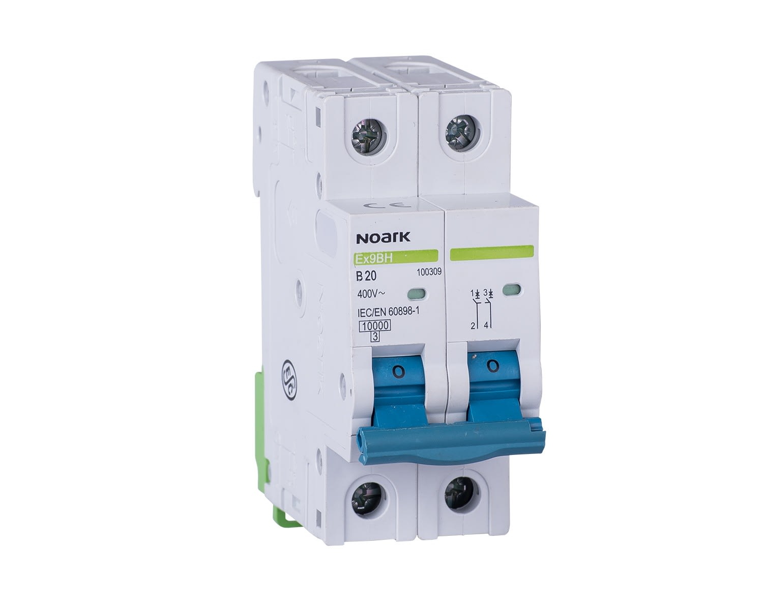 Madenr - Disjoncteur 2 pôles Ex9BN 13 A courbe D 10 kA