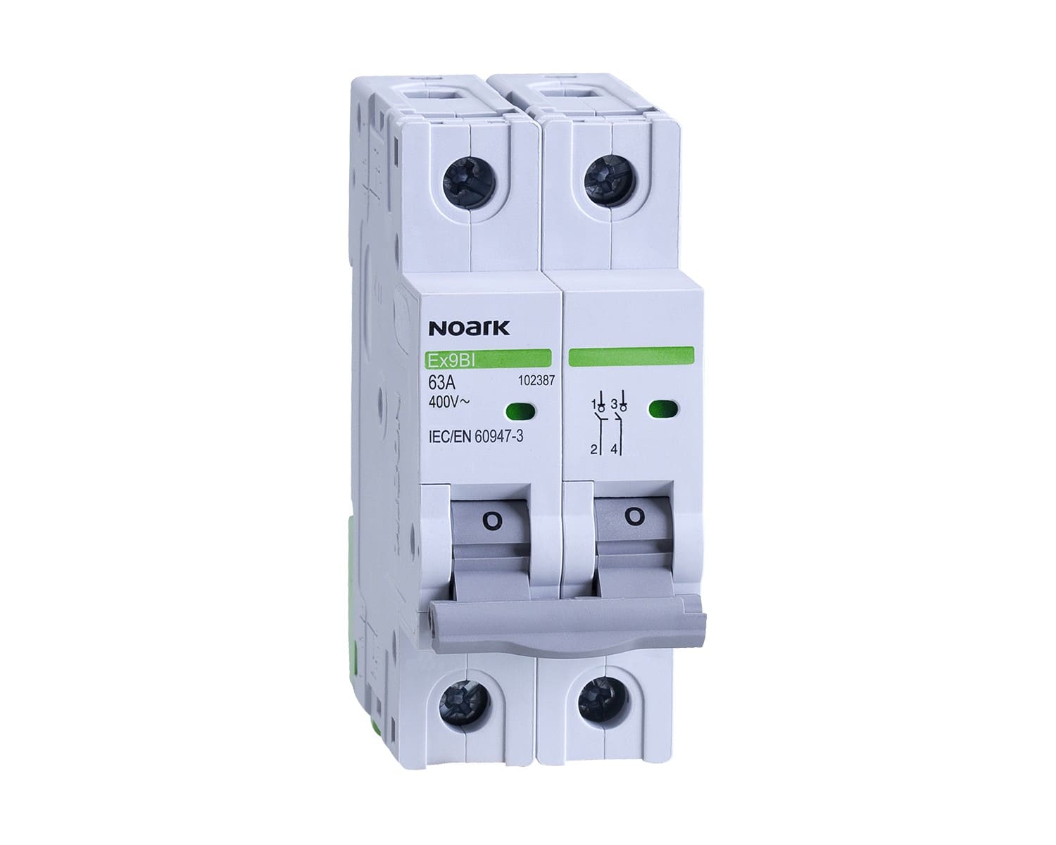 Madenr - Interrupteur sectionneur 2 pôles Ex9BI 40 A