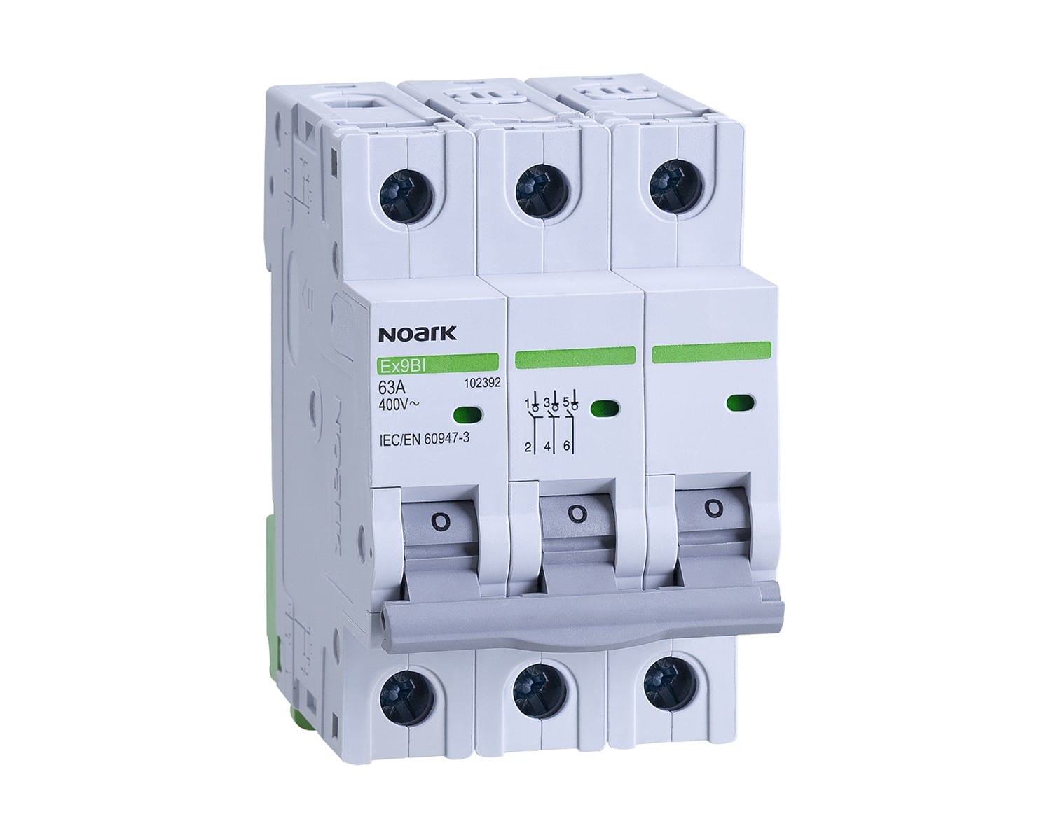 Madenr - Interrupteur sectionneur 3 pôles Ex9BI 63 A