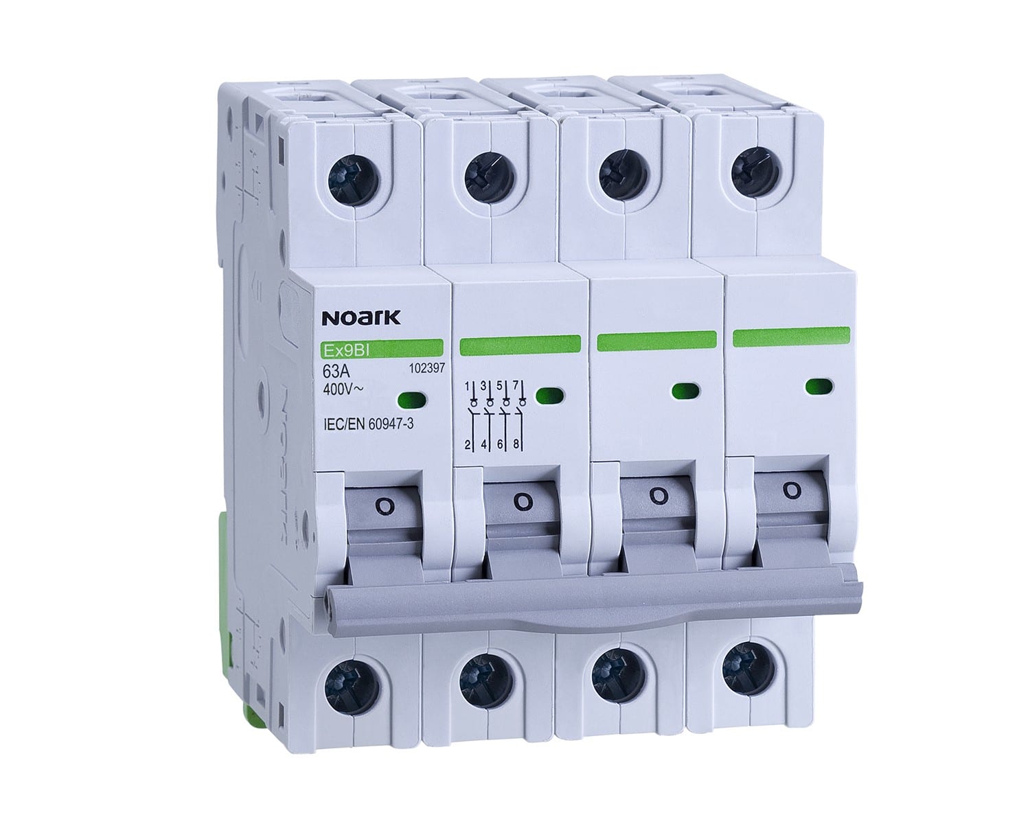 Madenr - Interrupteur sectionneur 4 pôles Ex9BI 63 A