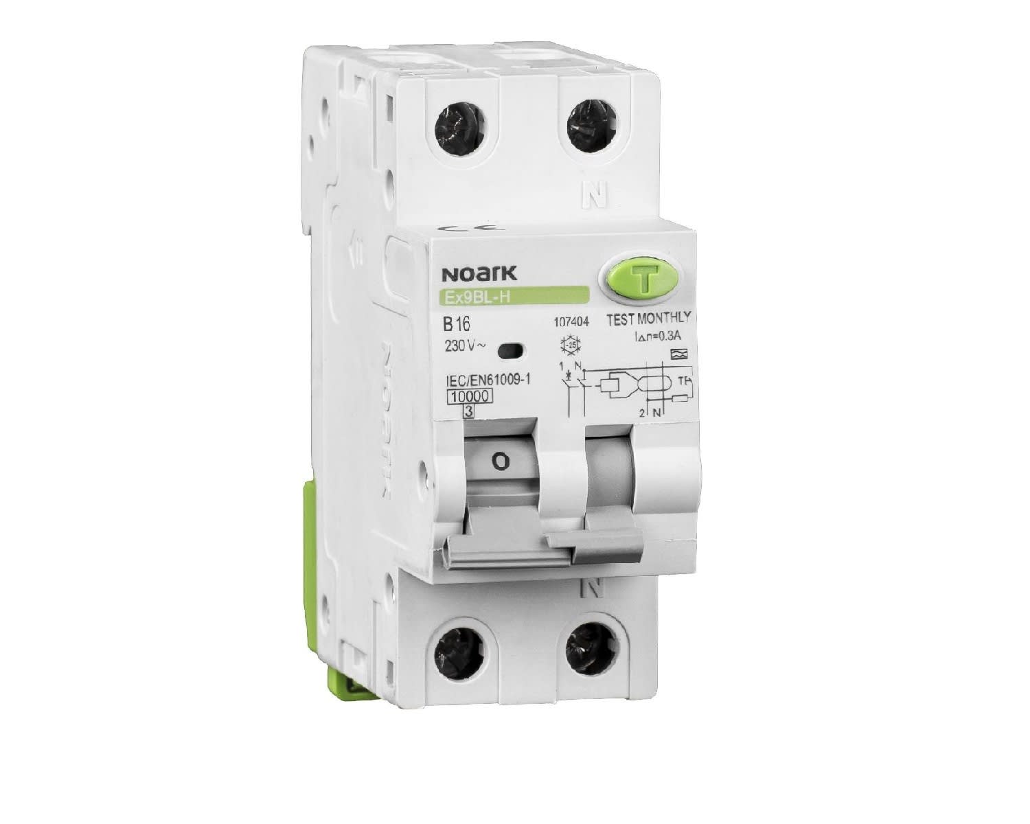 Madenr - Disjoncteur différentiel 1 pôle + Neutre Ex9BL-H 13 A 30mA courbe B type A 10kA