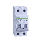 Madenr - Disjoncteur DC 2 pôles Ex9BP 50 A courbe K 10 kA 300 VDC