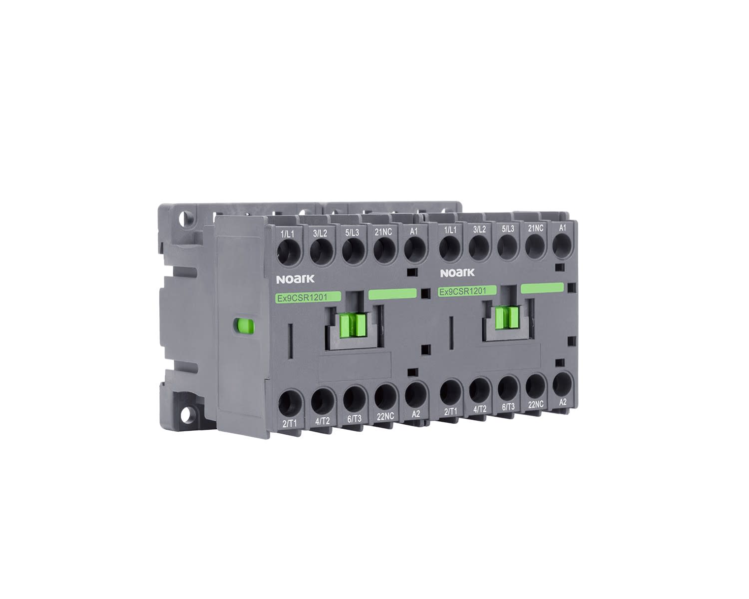 Madenr - Contacteur réversible 4 pôles Ex9CSR06 240 VAC, 6 A, sans contact auxiliaire