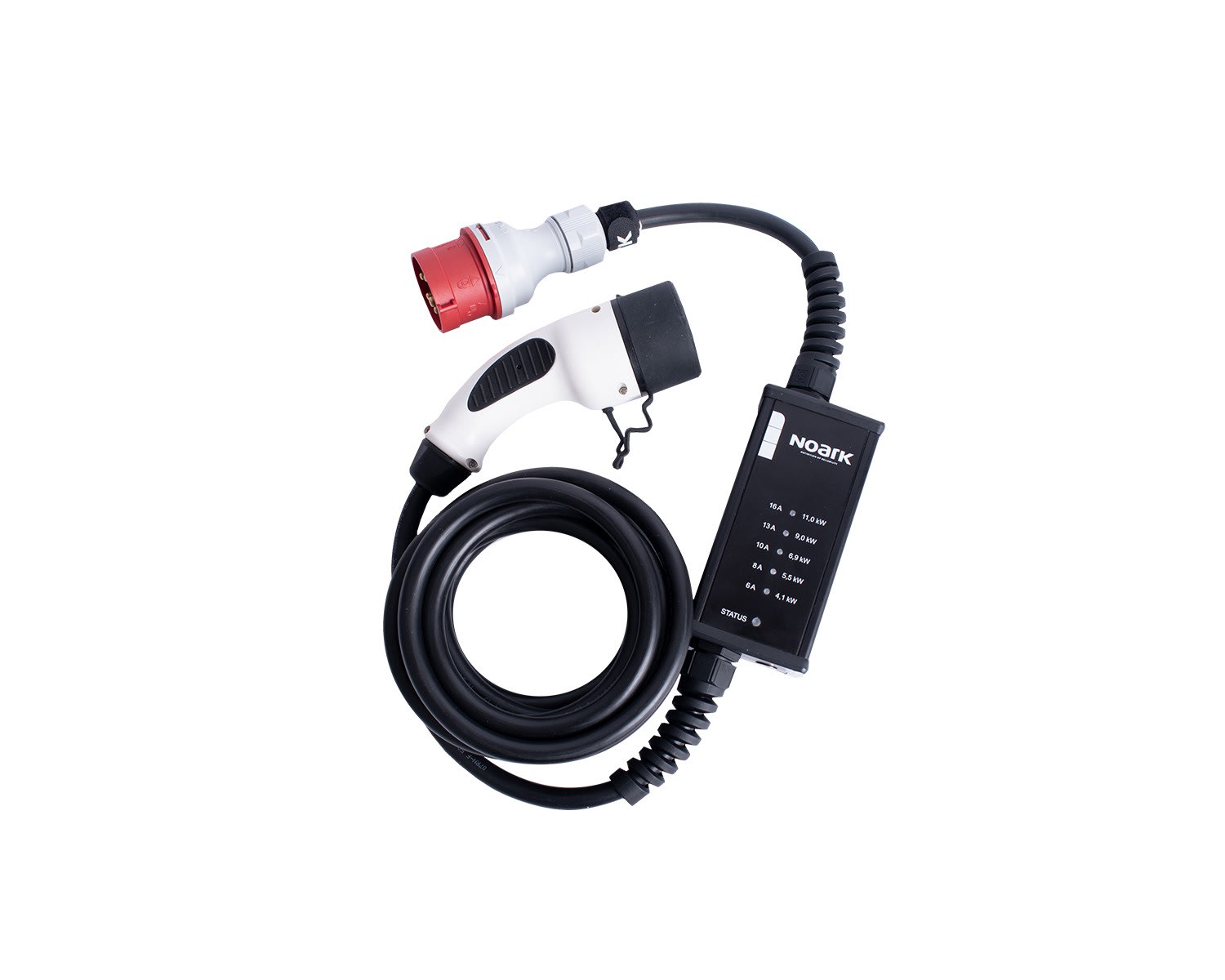 Madenr - Câble de recharge véhicule élex Ex9EVC1 16 A 3 phases type 2, prise CEE 16A/5p