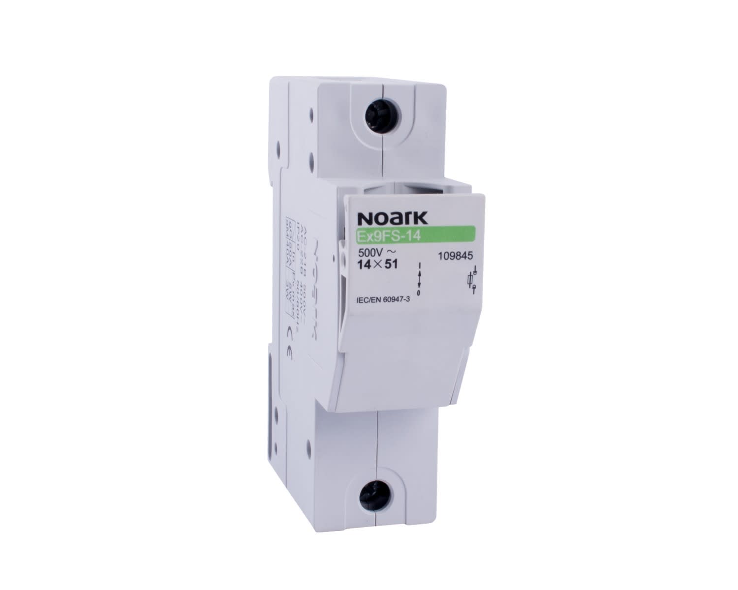 Madenr - Interrupteur sectionneur à fusible cylindrique 14x51mm 2 pôles Ex9FS-14 50 A