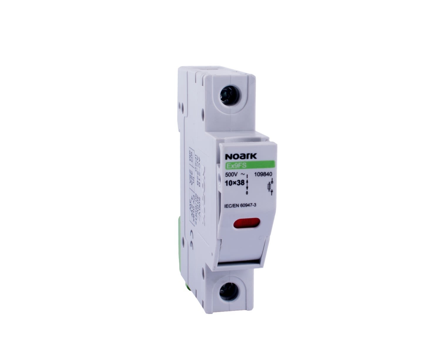 Madenr - Interrupteur sectionneur à fusible cylindrique 10x38mm 2 pôles Ex9FS 32 A